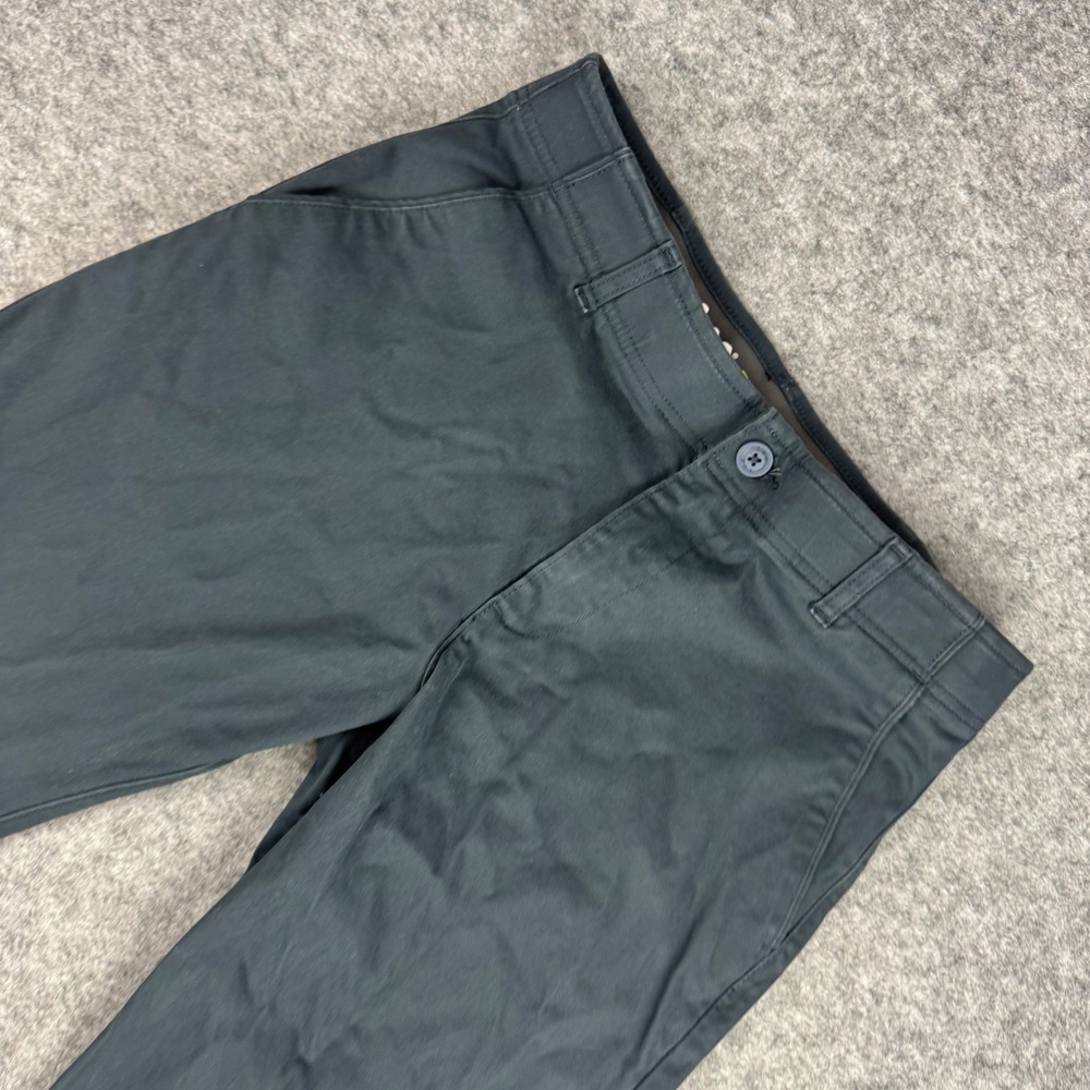 Lee Extreme Motion Slim Straight Mens Pants 32x29 Dark Grey Chino
